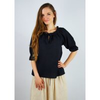 Medieval and Larp Blouse, Black