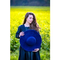 Handmade Hat "Eleganz" Blue