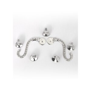 silver plated hooks and knobs for Lorica Hamata, Chassenard