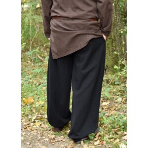 Pantalon médiéval large Hermann, noir