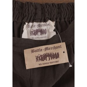 wide cut medieval pants Hermann, brown