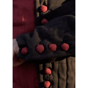 Gambeson avec boutons, jupon
