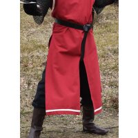 Medieval tunic Eckhart, red/nature