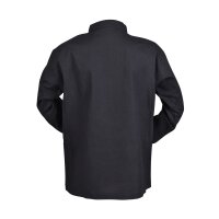 Children medieval shirt Colin, with lacing, black