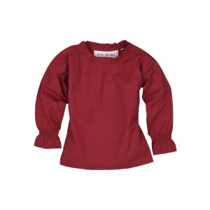 Children medieval long sleeve blouse Helena, red