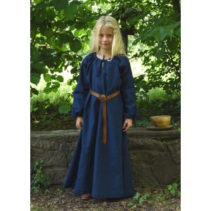 Children medieval dress, petticoat Ana, blue