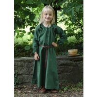 Children medieval dress, petticoat Ana, green