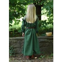 Children medieval dress, petticoat Ana, green