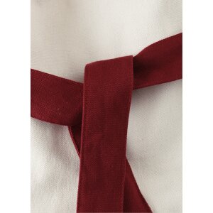 Viking dress Jona, natural/wine red