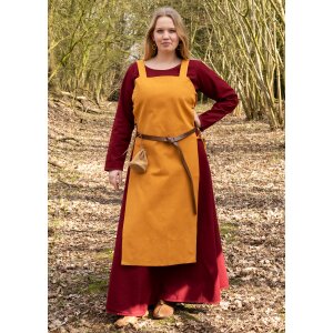 Viking slip dress Tinna, mustard yellow