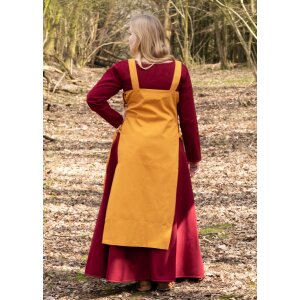 Viking slip dress Tinna, mustard yellow