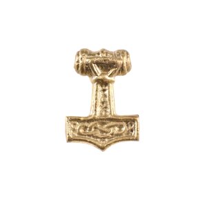Pendant Thors hammer made of brass