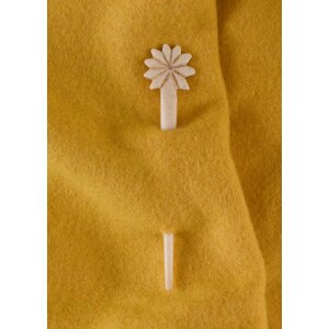 Hairpin / robe pin, bone, star motif