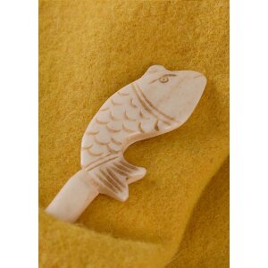 Hairpin / robe pin, bone, fish motif