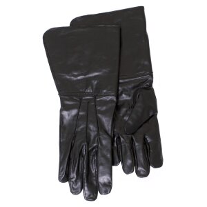 Gauntlet gloves, black