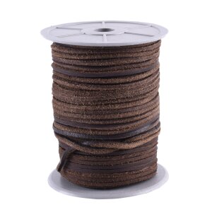 Square leather strap, 50 m roll, various colors
