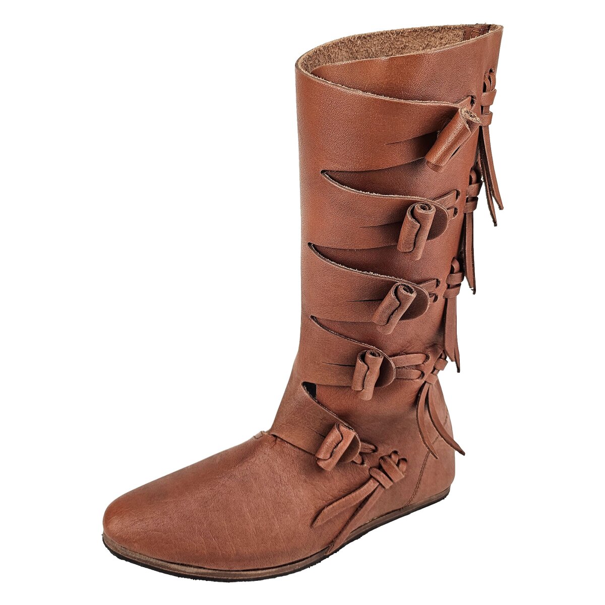 Bottes viking Jorvik marron avec semelle en caoutchouc