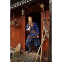 Viking tunic wool "Roland" dark blue