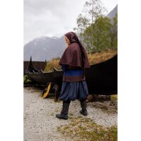 Viking woolen gugel "Bjomolf" brown