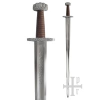 Viking sword Ballinderry, steel hilt, SK-B, incl. sheath