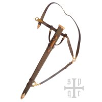 Viking sword Ballinderry, steel hilt, SK-B, incl. sheath
