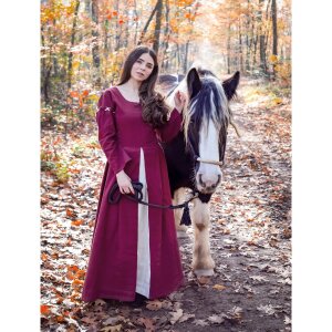 Medieval dress red/nature "Larina"
