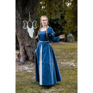 Medieval dress blue / nature "Larina"