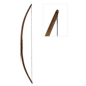 Agincourt longbow 58 inch RH, dark brown, string included