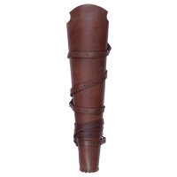 Leather quiver, brown