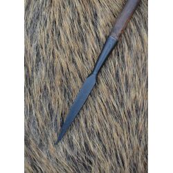 Medieval crossbow arrow with forged Bodkin point