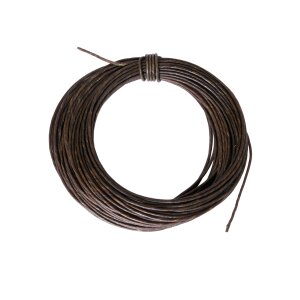 Leather string, 1.75 mm diameter, sold by the meter