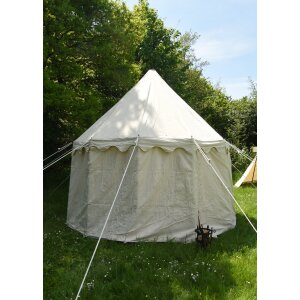 Round medieval tent, 4 m diameter, 425 gsm