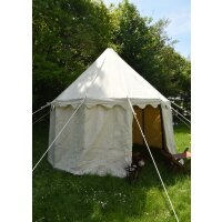 Round medieval tent, 4 m diameter, 425 gsm