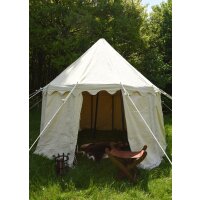 Round medieval tent, 4 m diameter, 425 gsm