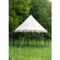 Round medieval tent, 4 m diameter, 425 gsm