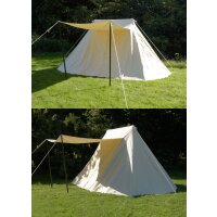 Saxon tent Jorvik, 2 x 4 m, 340 gsm, natural color