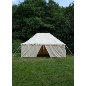 Knight tent Markward, 5 x 8 m, 425 gsm, natural