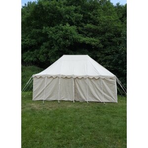 Knight tent Markward, 5 x 8 m, 425 gsm, natural