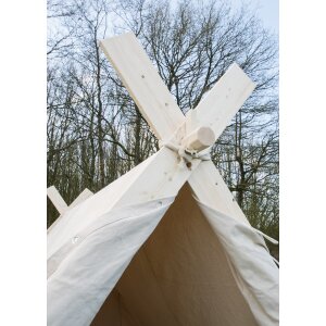 Viking tent, 2 x 2.3 x 1.8 m, 350 gsm, natural color