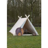 Viking tent, 2 x 2.3 x 1.8 m, 350 gsm, natural color