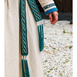 Viking belt blue cotton, "Elina"