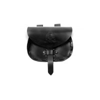 Leather belt bag black "Erin" with Celtic embossing