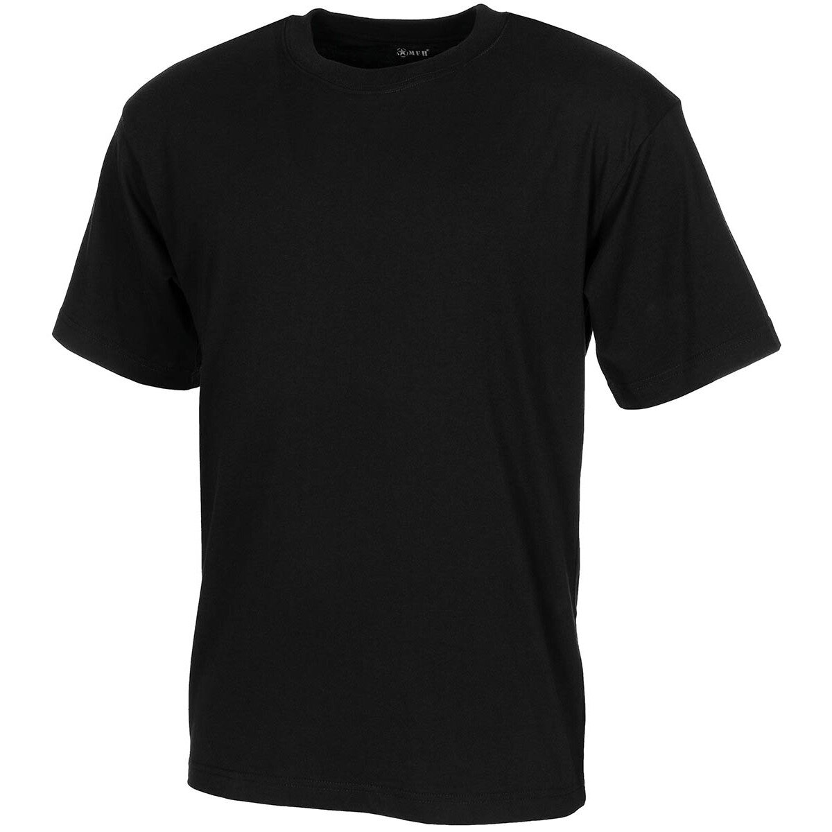 T-shirt outdoor, mezza manica, nera, 170 g/m²,