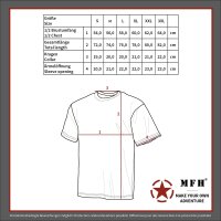 US T-Shirt, short-sleeved, foliage, 170 g/m²
