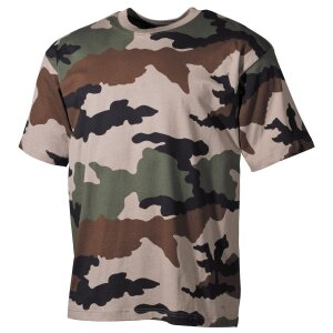 T-shirt outdoor, demi-manches, CCE camouflage, 170 g/m