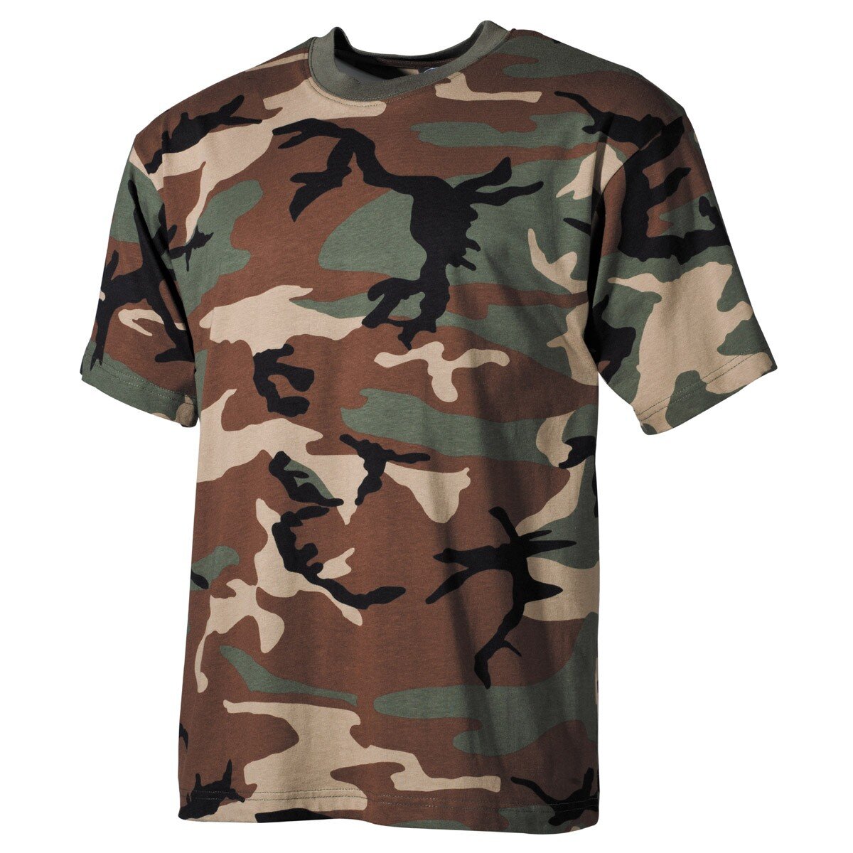 T-shirt dextérieur, demi-manches, woodland, 170...