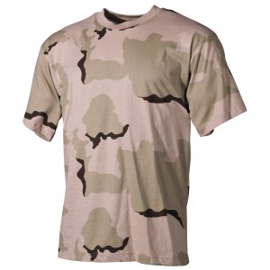 US T-Shirt, short-sleeved, 3 colour desert, 170 g/m²