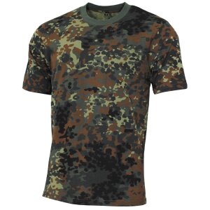 US T-Shirt, "Streetstyle", BW camo, 140-145 g/m²