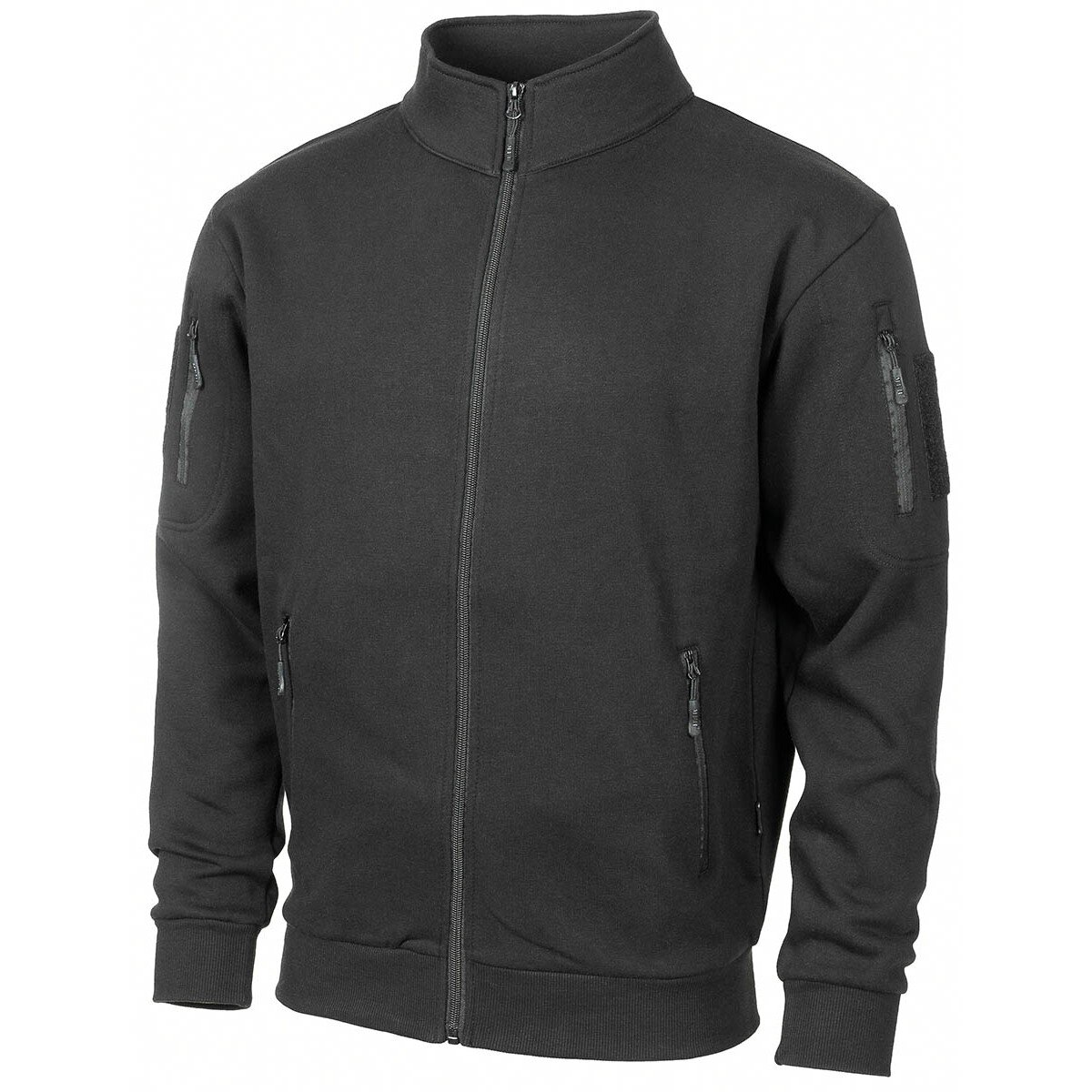 Sweatjacket, "Tactical", black