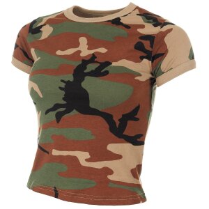 T-shirt Outdoor femme ou fille camouflage
